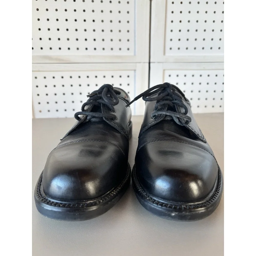 Dockers Genuine Leather / Man‎ Made Dress Shoes Black Lace Up Oxford 10.5M